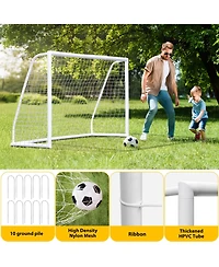 Gnuadz Portable Soccer Goal Backyard Net Frame Outdoor Sports Gifts