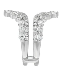 Macy's Igi Certified Lab Grown Diamond Ring Guard (2 ct. t.w.) 14k White Gold