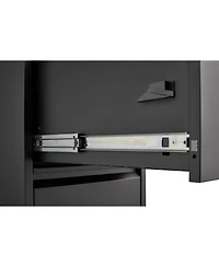 gaomon 4 Drawer Filing Cabinet, Metal Vertical File Cabinet with Lock for Home Office, Heavy Duty Storage for Letter/Legal/A4/F4 Size Files