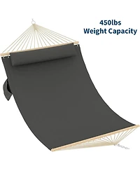 gaomon Double Quilted Fabric Hammock, 450 Lbs Capacity for Outdoor Patio Backyard Poolside