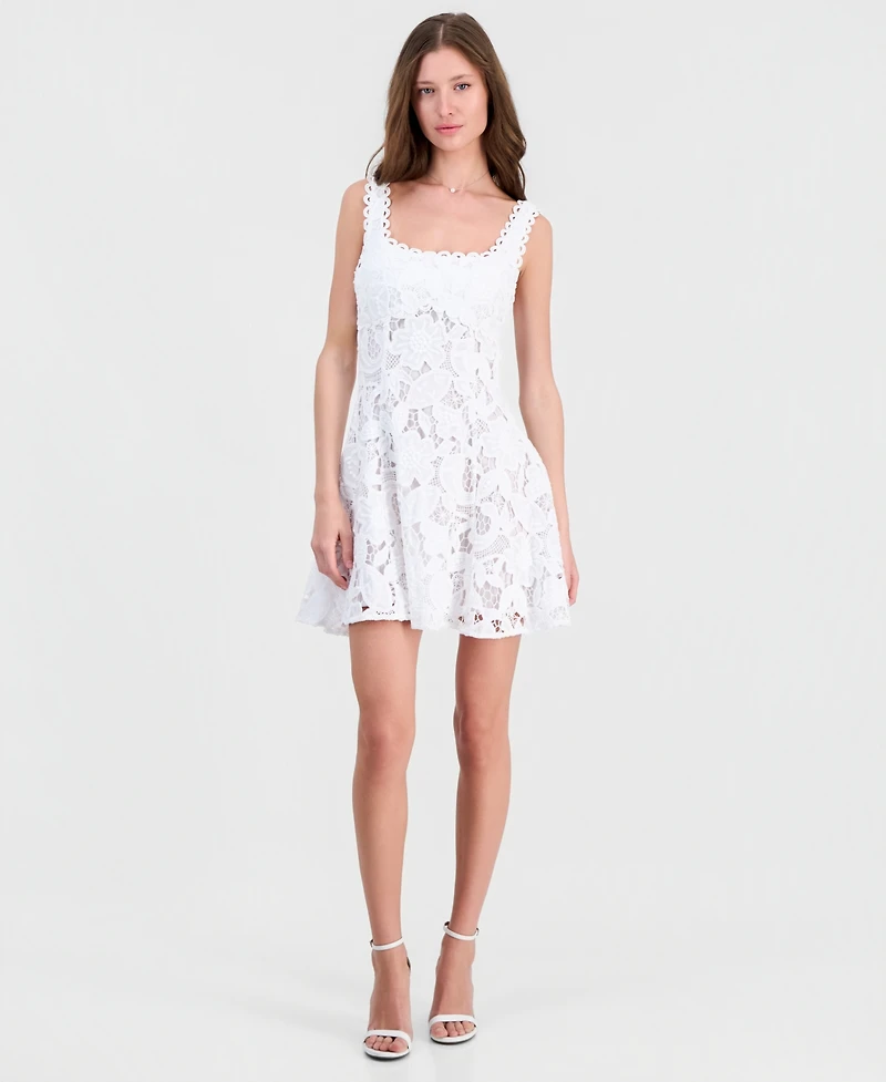 Guess Women's Alia Lace Fit & Flare Dress