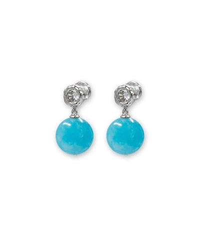 Classicharms Gia Amazonite Bead Drop Earrings