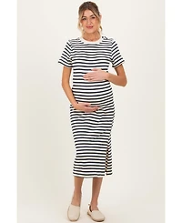 Navy Striped Short S