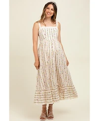 Cream Floral Texture