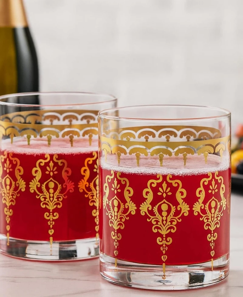 The Wine Savant Moroccan Glass Tumblers, Set of 2
