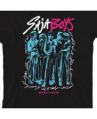 KPop Demon Hunters Boys Saja Youth Crew Neck Short Sleeve T-shirt