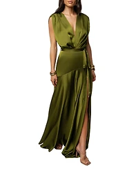 Jluxlabel Women's Amalia Satin Maxi Dress