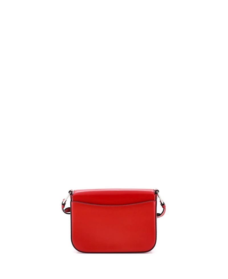 Pre-Owned Prada Small Full Flap Shoulder Bag Spazzolato Leather