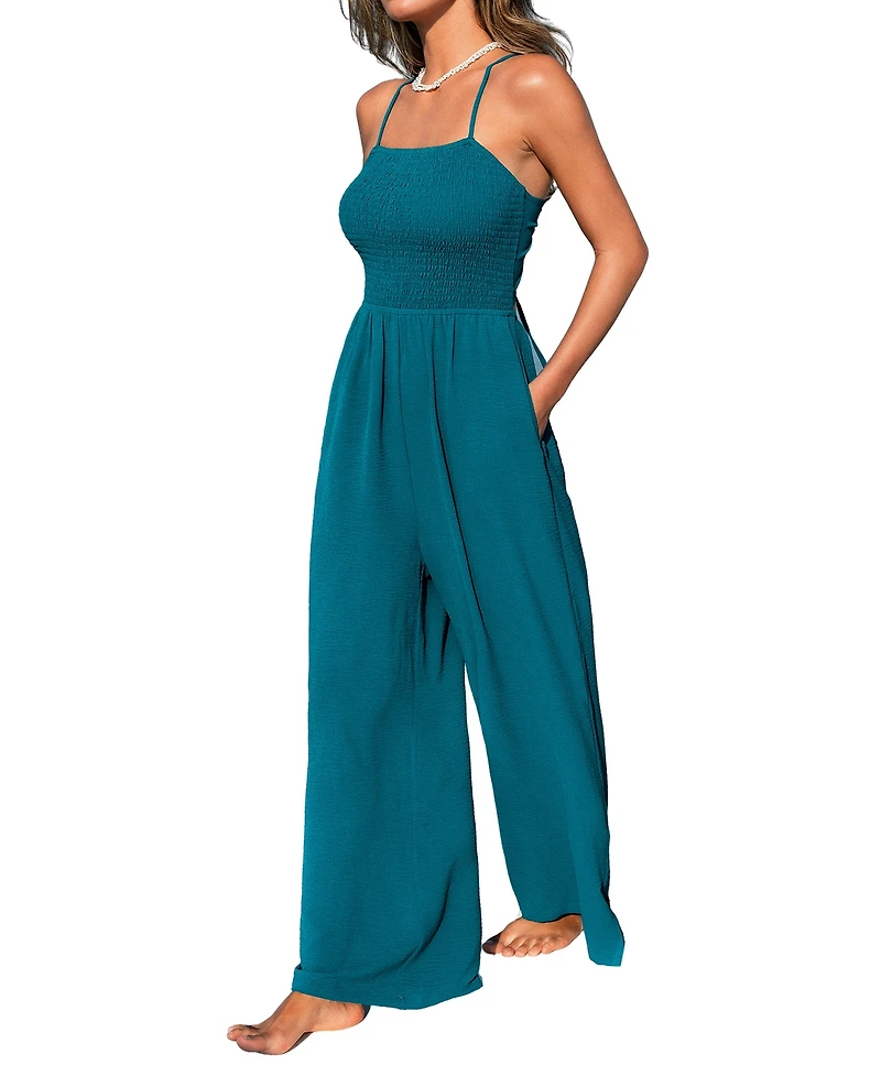 Cupshe Women's Sea Change Blue Jumpsuit