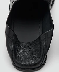 Mango Men's Leather Loafers