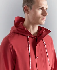 Mango Men's Water-Repellent Hooded Jacket