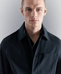 Mango Men's Pockets Water-Repellent Jacket