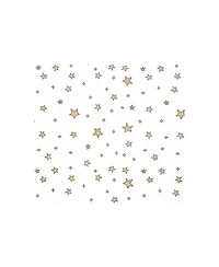 Hudson Baby Infant Cotton Poly Flannel Receiving Blankets 4-Pack, French Bulldog Stars, One Size