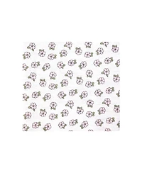 Hudson Baby Girl Cotton Poly Flannel Receiving Blankets 4-Pack, Soft Pink Floral, One Size