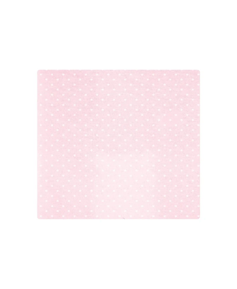 Hudson Baby Girl Cotton Poly Flannel Receiving Blankets 4-Pack, Pink Primrose, One Size