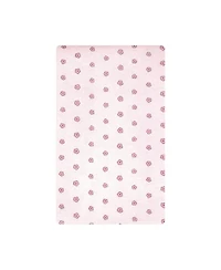 Hudson Baby Girl Cotton Poly Flannel Burp Cloths Bundle 12-Pack, Outline Floral Soft , One Size