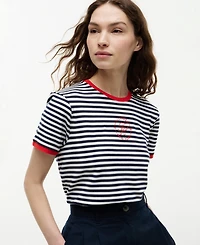 Tommy Hilfiger Women's Stripe Short-Sleeve T-Shirt