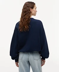 Tommy Hilfiger Women's Cotton-Blend Round Neck Sweatshirt
