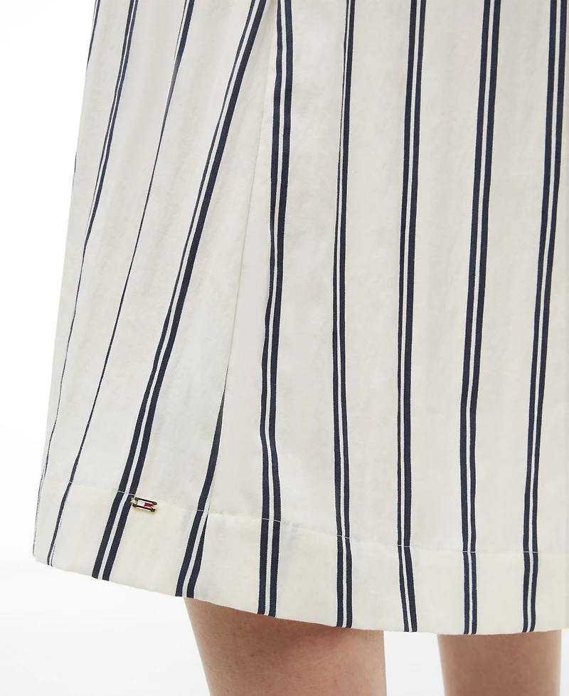 Tommy Hilfiger Women's Nautical Stripe Midi Dress
