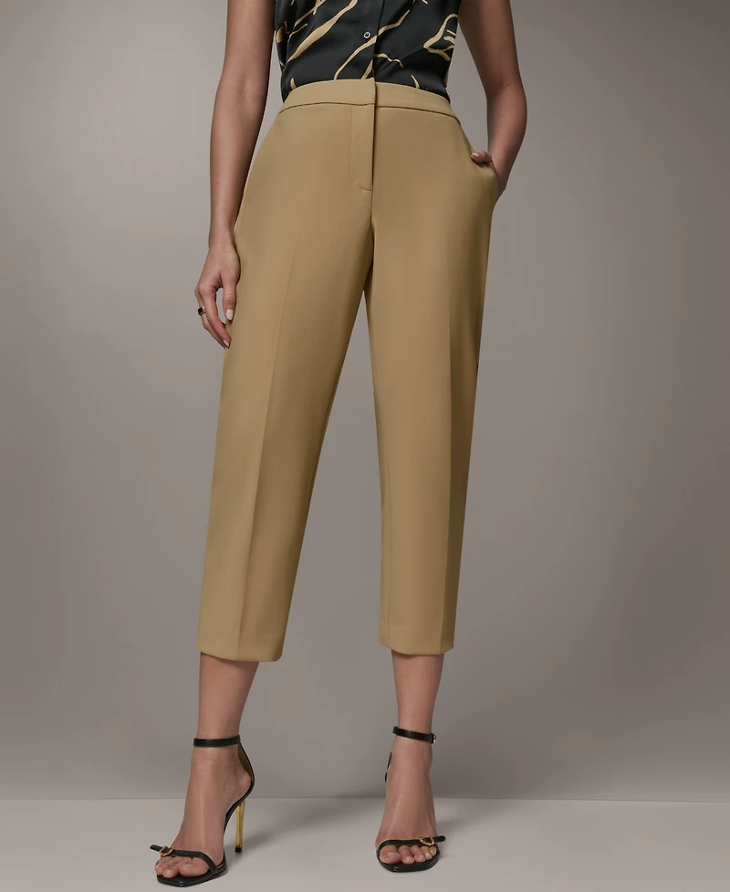 Donna Karan New York Petite Mid-Rise Ankle Pants