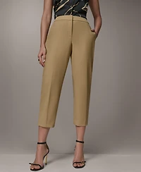 Donna Karan New York Petite Mid-Rise Ankle Pants