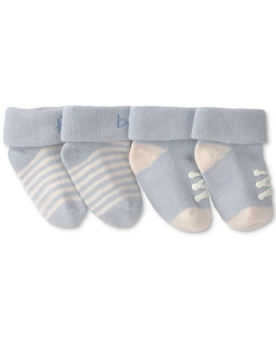 Carter's Baby Boys' Hello Foldover Socks, 2-Pack