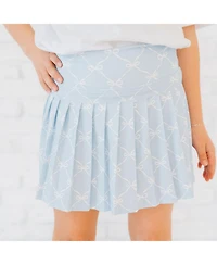 Sweet Wink Big Girls Bow Trellis Athletic Skirt