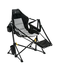 Arrowhead Outdoor 2-Pack Folding Hammock Camp Chair, Detachable Footrest, Padded Headrest and Seat, 2x Large Cup Holders, Supports 300lbs