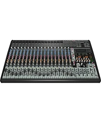 Behringer Eurodesk SX2442FX Ultra-Low Noise Design 24-Input 4-Bus Studio/Live Mixer, Bundle with TAPH100 Headphones and M to F Microphone