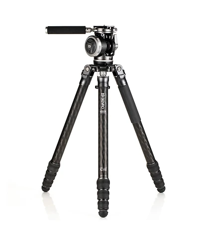 Benro Mammoth TMTH44C 4-Section Carbon Fiber Tripod with WH15 2-Way Wildlife Fluid Head
