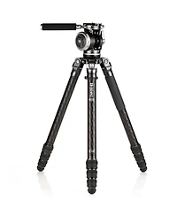 Benro Mammoth TMTH44C 4-Section Carbon Fiber Tripod with WH15 2-Way Wildlife Fluid Head
