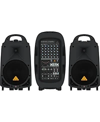 Behringer Europort PPA2000BT Ultra-Compact 2000-Watt 8-Channel Portable PA System