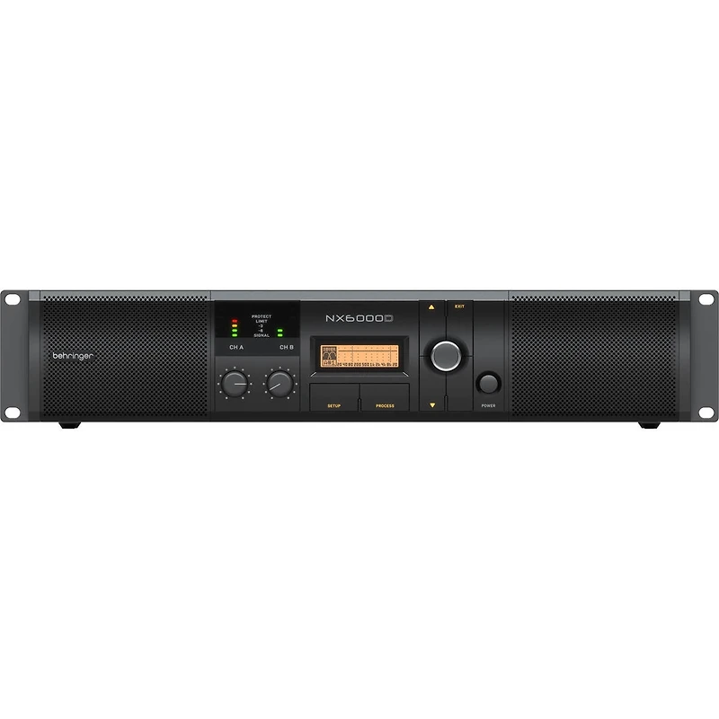 Behringer NX6000D Ultra-Lightweight 6000-Watt Class-d Power Amplifier with Dsp Control and SmartSense Loudspeaker Impedance Compensation
