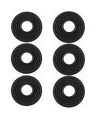 Haida 3 Pack Silicone Lens Hood for 50 to 70mm Diameter Lens, Black - With 2 Pack Silicone Lens Hood for 70-to 90mm Diameter Lens