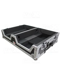 ProX Xs-SCDM12W Single Dj CD Player and 12" Mixer Case with Low Profile Wheels and Retractable Handle