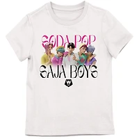 KPop Demon Hunters Big Girls Saja Soda Pop Youth Girl Short Sleeve Tee-Large