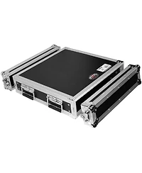 ProX T-2RSS 2U Ata Deluxe Flight Road Case for Amplifier Rack Mount Module, Rail Depth