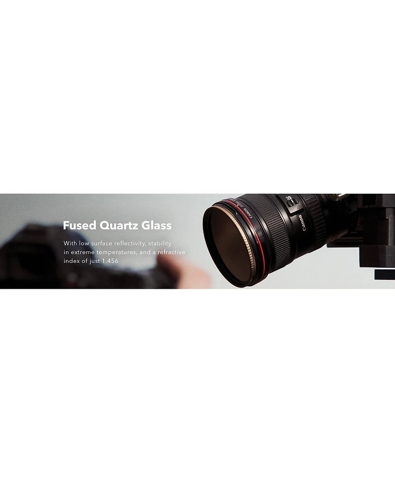 Polar Pro QuartzLine 82mm ND64 Glass Filter, 6 Stops