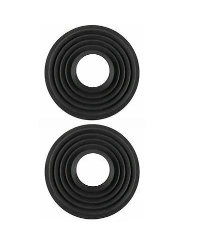Haida Silicone Lens Hood for 70 to 90mm Diameter Lens, Black, 2-Pack