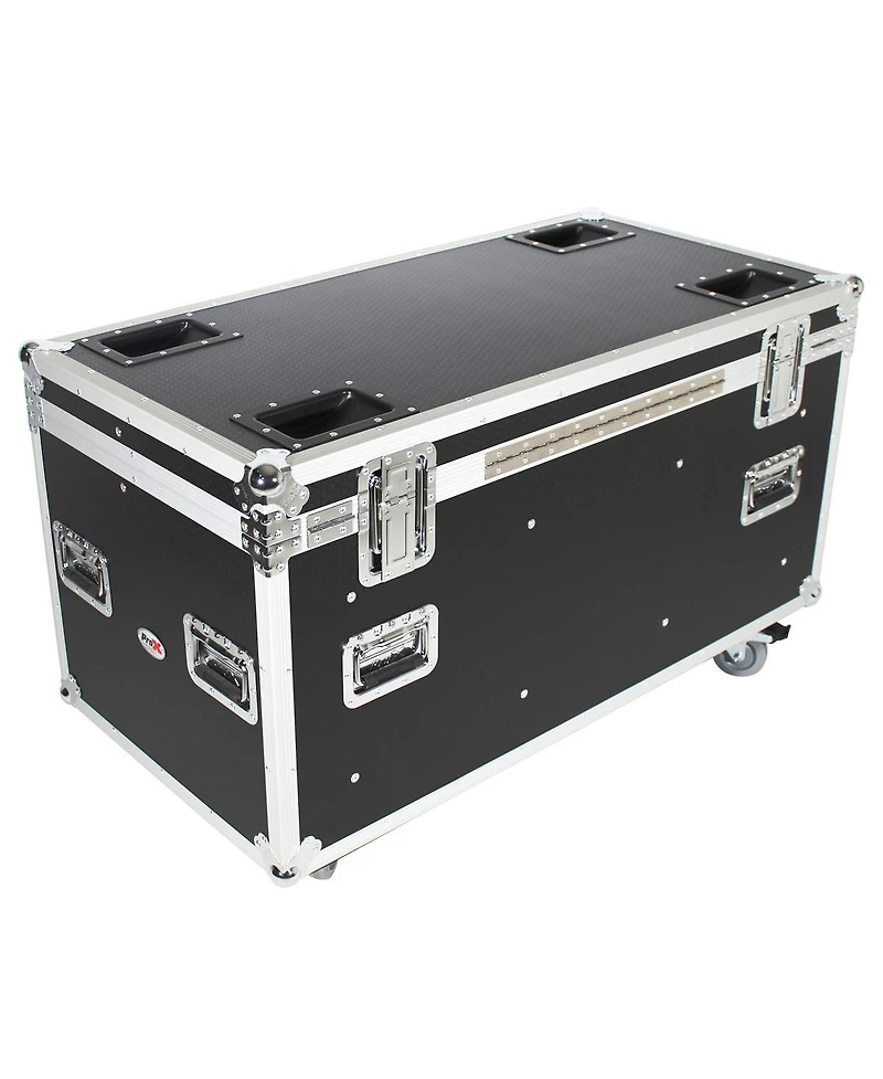 ProX Xs-UTLD1 Large Utility Case with Divider and 4" Caster Wheels