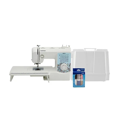 Brother XR3774 Wide Table Sewing and Quilting Machine Bundle with Hard Case