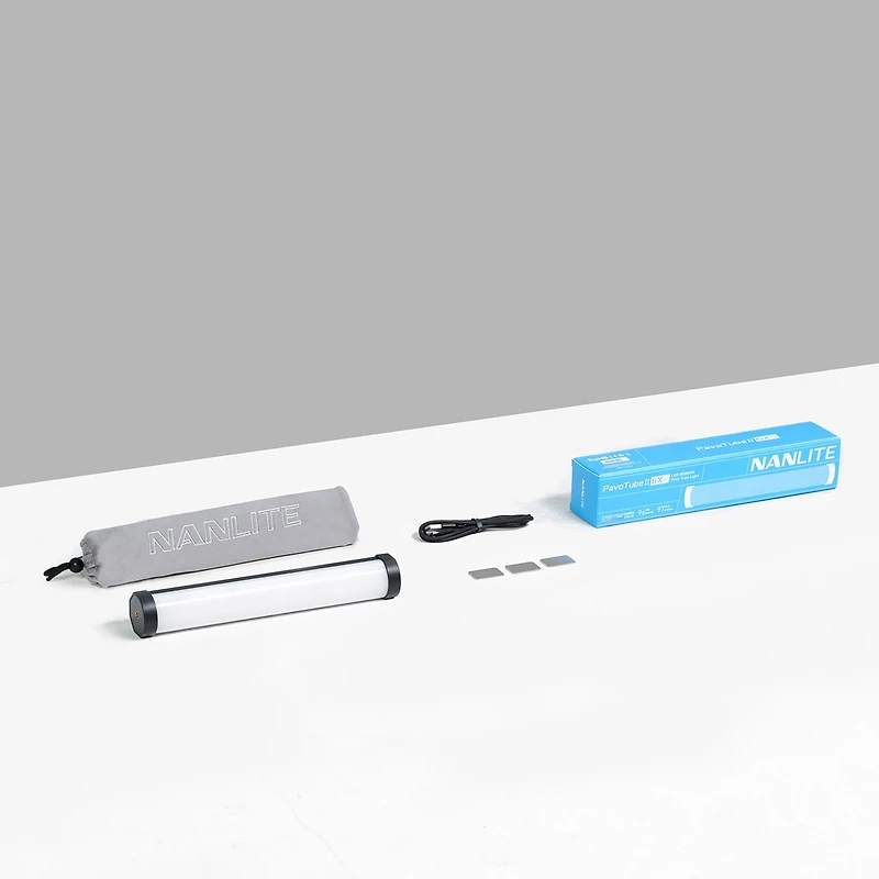 Nanlite PavoTube Ii 6XR 10" 6W Rgbww Led Tube Light with Built-In Crmx