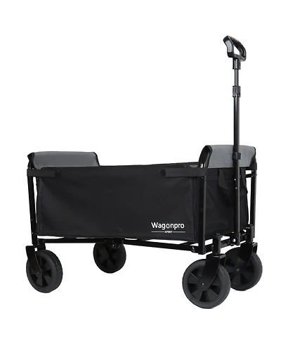 Mondawe All-in-One Convertible Utility Carts - Bench Seat/Dog Tether All-Terrain Wheels