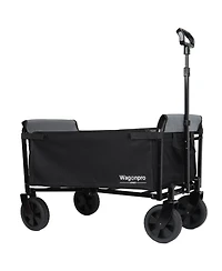 Mondawe All-in-One Convertible Utility Carts - Bench Seat/Dog Tether All-Terrain Wheels