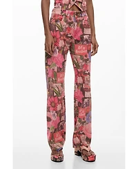Desigual Women's Printed denim trousers