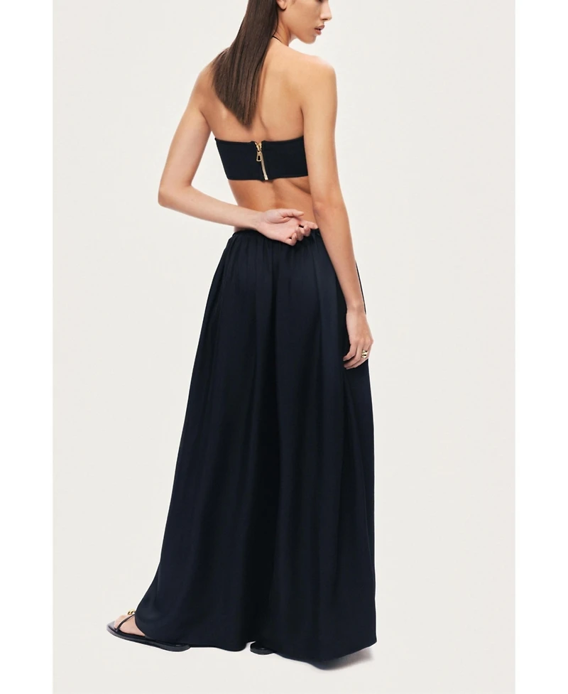Nocturne Women's Elasticated Wide Leg Pants