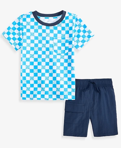 Epic Threads Toddler Boys' 12M-5T T-Shirt & Cargo Shorts, Macy's Exclusive