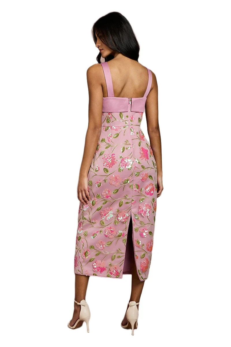 Coast Women's Sequin Floral Pencil Dress