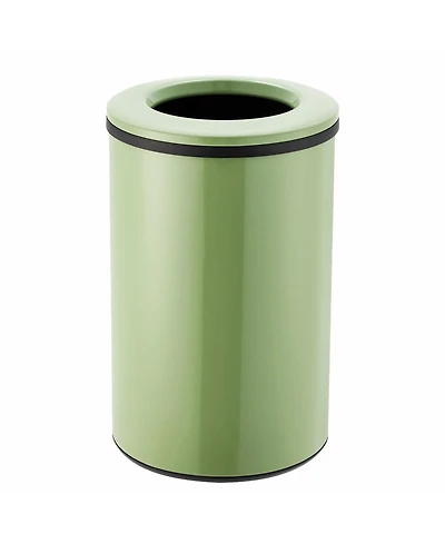 gaomon Commercial 10.6 Gal Open Top Stainless Steel Trash Can, 40L Round Bin with Removable Inner Bucket, Fingerprint-r