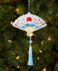 Holiday Lane World Traveler Glass Japan Scenery Ornament, Macy's Exclusive